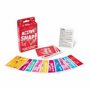 Active Snap box, rules and some cards laid out